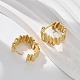 Серьги-кольца из латуни для женщин EJEW-Q770-20G-3