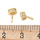 Латунный микро-паве кубический цирконий KK-U056-54G-3