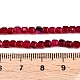 Окрашенные естественный агат бисер пряди G-T138-211E-5