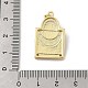 Синтетические бирюзовые подвески KK-U047-20G-02-3