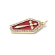 Латунные микро проложить кубического циркония подвески KK-F892-04G-01B-2