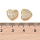 Латунные микропаве прозрачные кубические циркониевые подвески KK-B100-044G-3