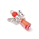 3шт стеклянные подвески PALLOY-JF03664-02-4