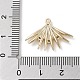 Латунные микропаве прозрачные подвески с фианитом KK-G491-18G-3