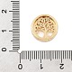 Латунный микро pave прозрачный кубик циркония подвески ZIRC-I068-31G-3