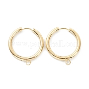 201 фурнитура для сережек-колец Huggie Hoop из нержавеющей стали STAS-P283-01M-G