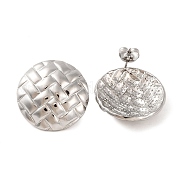 Серьги-гвоздики из нержавеющей стали 304 EJEW-G395-03P