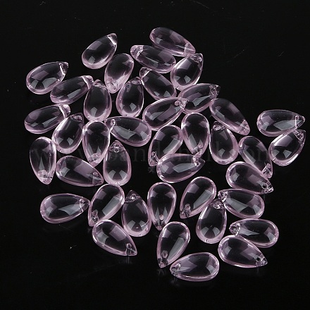 5 шт. Прозрачные стеклянные бусины GLAA-PW0001-25R-1