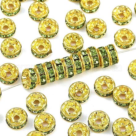 Латунные бусины разделители для поставки стразов RB-A014-Z8mm-07G-1