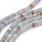 Natural Flower Amazonite Beads Strands, Column, 4~4.2x2.2~2.5mm, Hole: 0.8mm, about 152~160pcs/strand, 15.5 inch(39.5cm)
