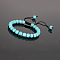 New Colorful Bracelet Black Gallstone Crafts Handmade Handmade Bracelet Colorful Peacock Stone Bracelet Ball Jewelry