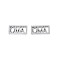 Tarnish Resistant 201 Stainless Steel Filigree Joiners, Rectangle with Word OMA, for Mother's Day, Stainless Steel Color, 15x7.5x1mm