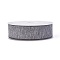 Polyester Ribbons, Gray, 1-1/2 inch(38mm), about 100yards/roll(91.44m/roll)