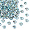 Preciosa® MAXIMA Crystal No Hotfix Flatback Stones, Czech Crystal, Dura Foiling, Round(438 11 615 Chaton Rose), 30010 200 Smoked Sapphire AB, SS8(2.3~2.5mm)