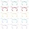 Adjustable Nylon Braided Cord Bracelet Making Accessories, with Brass Beads and 304 Stainless Steel Jump Rings, Mixed Color, 9-5/8 inch(24.5cm), 25pcs/box