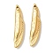 Ion Plating(IP) 304 Stainless Steel Pendants, Fish Charm, Real 18K Gold Plated, 27.5x6x3.5mm, Hole: 0.9mm