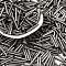 Glass Bugle Beads, Silver Plated, 18x2.5mm, Hole: 0.5mm, about 2500pcs/bag