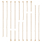 16Pcs 4 Style 304 Stainless Steel End Chains with Lobster Clasp and Jump Ring, Extender Chains, Golden, 65~220x2mm, 4pcs/style