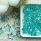 Handmade Lampwork Beads, Starfish, Teal, 14mm