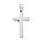 Tarnish Resistant 304 Stainless Steel Pendants, Cross, Stainless Steel Color, 37x21x2.5mm, Hole: 8x4.5mm