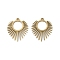 304 Stainless Steel Pendants,  Laser Cut, Ring Charms, Golden, 18x15x1mm, Hole: 1.2mm