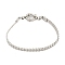 Non-Tarnish 304 Stainless Steel Snake Chain Bracelets for Women, Stainless Steel Color, 6-7/8 inch(17.4cm)