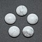 Natural Howlite Cabochons, Half Round, 12x5~6mm