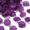 Transparent Frosted Acrylic Pendants, Petaline, Dark Orchid, 19.5x16.5x4mm, Hole: 1.5mm