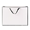 Rectangle Paper Bags, with Handles, for Gift Bags and Shopping Bags, White, 35x48x0.6cm