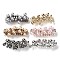 Alloy & Plastic Spiral Hair Tie for Women & Girl, Elastic Hair Rope Ponytail Holder Braid Accessories, Mixed Color, 67~70x35x27mm