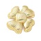 Brass Pendants, Flower, Lead Free & Cadmium Free, Long-Lasting Plated, Real 18K Gold Plated, 30x28.5x5mm, Hole: 2.5x3.5mm