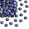 Preciosa® MAXIMA Crystal No Hotfix Flatback Stones, Czech Crystal, Aluminium Layer, Round(438 11 615 Chaton Rose), 00030 295 Heliotrope, SS12(3~3.2mm)