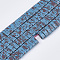 Spray Painted Non-magnetic Synthetic Hematite Beads, Two Hole Carrier Beads, For Tile Elastic Bracelets Making, Rectangle, Steel Blue, 2x5x2mm, Hole: 0.6mm, about 172pcs/strand, 16.1 inch