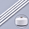 Round Polyester & Spandex Elastic Band for Mouth Cover Ear Loop, DIY Disposable Mouth Cover Material, White, 2.8mm, about 1548yards/roll(4644feet/roll)