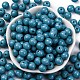 Непрозрачные цветные стеклянные бусины SEED-Z004-P8MM-07-2