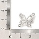 Латунные подвески из прозрачного кубического циркония KK-K388-70P-3