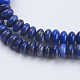 Нитки бусины из натурального ляписа-лазури G-P354-10-4x2mm-3