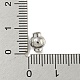 Бусины из нержавеющей стали марки 304 STAS-A091-01C-P-3