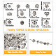 Pandahall 120шт 12 стиля бусины из сплава в тибетском стиле FIND-TA0002-75-4