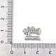 Латунные микропаве прозрачные подвески с фианитом KK-L238-20P-3