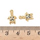 Латунные микро проложить кубического циркония подвески KK-C099-01K-G-3