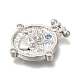 Латунные микро проложить кубического циркония подвески KK-H507-01P-2