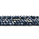 Непрозрачные однотонные гальванические стеклянные бусины EGLA-A039-P4mm-B09-1