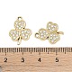 Подвески из сплава и страза FIND-M018-24B-G-3