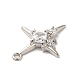 Латунные микро проложить кубического циркония подвески KK-Q772-04P-3