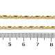Цепочка из овальной латуни с покрытием стойки NJEW-A035-06G-01-5