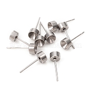 Серьги-гвоздики из нержавеющей стали 304 STAS-L244-48C-P