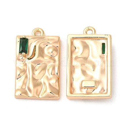 Латунные микро проложить кубического циркония подвески KK-C028-30G-1
