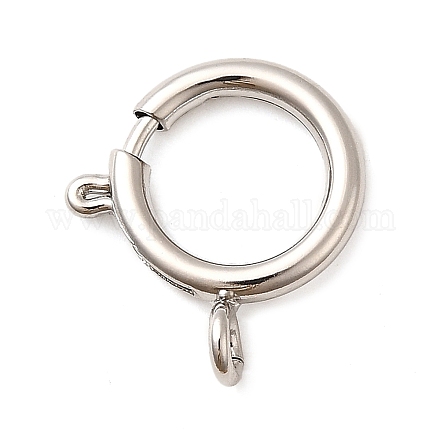 Латунная застежка пружинного кольца KK-D407-20P-F-1