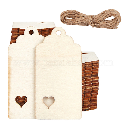 Большие деревянные подвески WOOD-OC0001-62-1